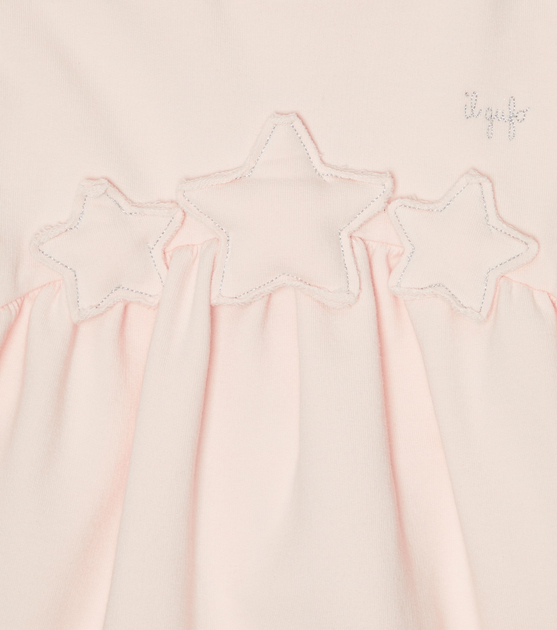 Baby star-patch cotton-blend top | Il Gufo