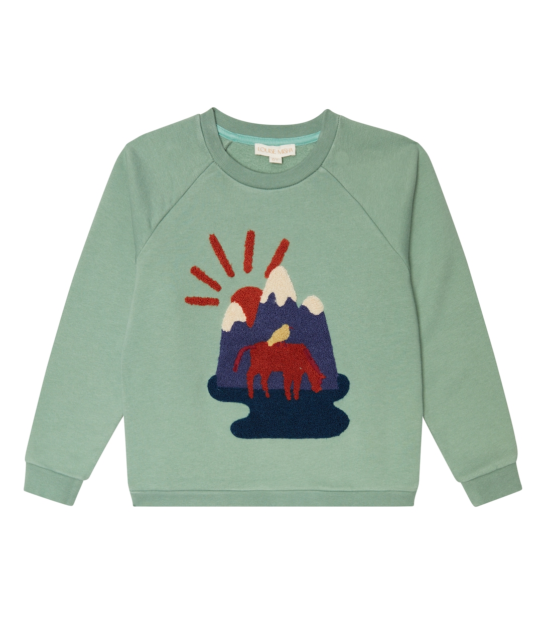 Samuel embroidered cotton sweatshirt | Louise Misha