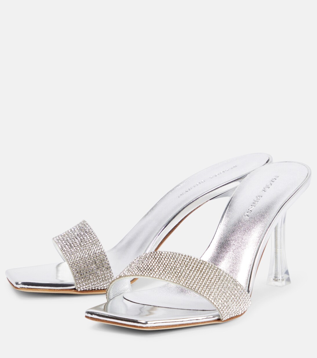 Pantoletten mit Leder | Magda Butrym