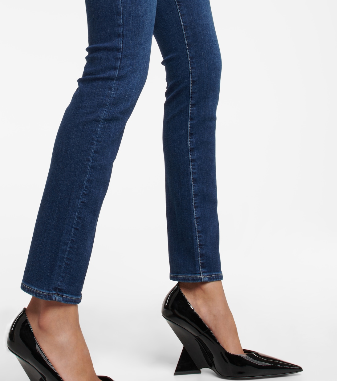 Mari high-rise slim jeans | AG Jeans