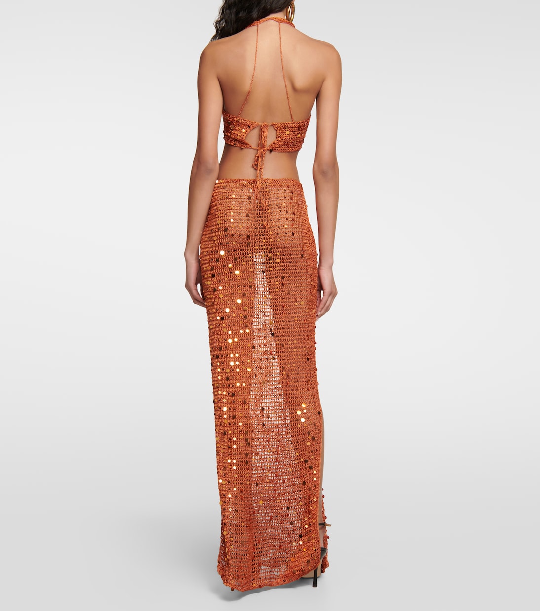 Maxikleid Morel mit Pailletten | Aya Muse