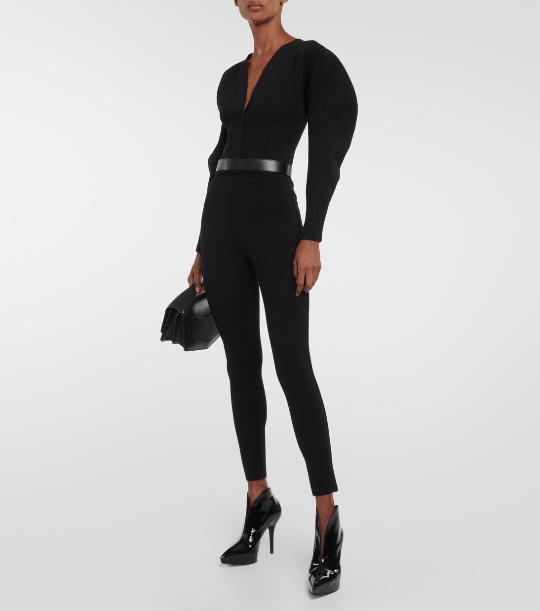 Booties Slick patent leather ankle boots | Alaïa