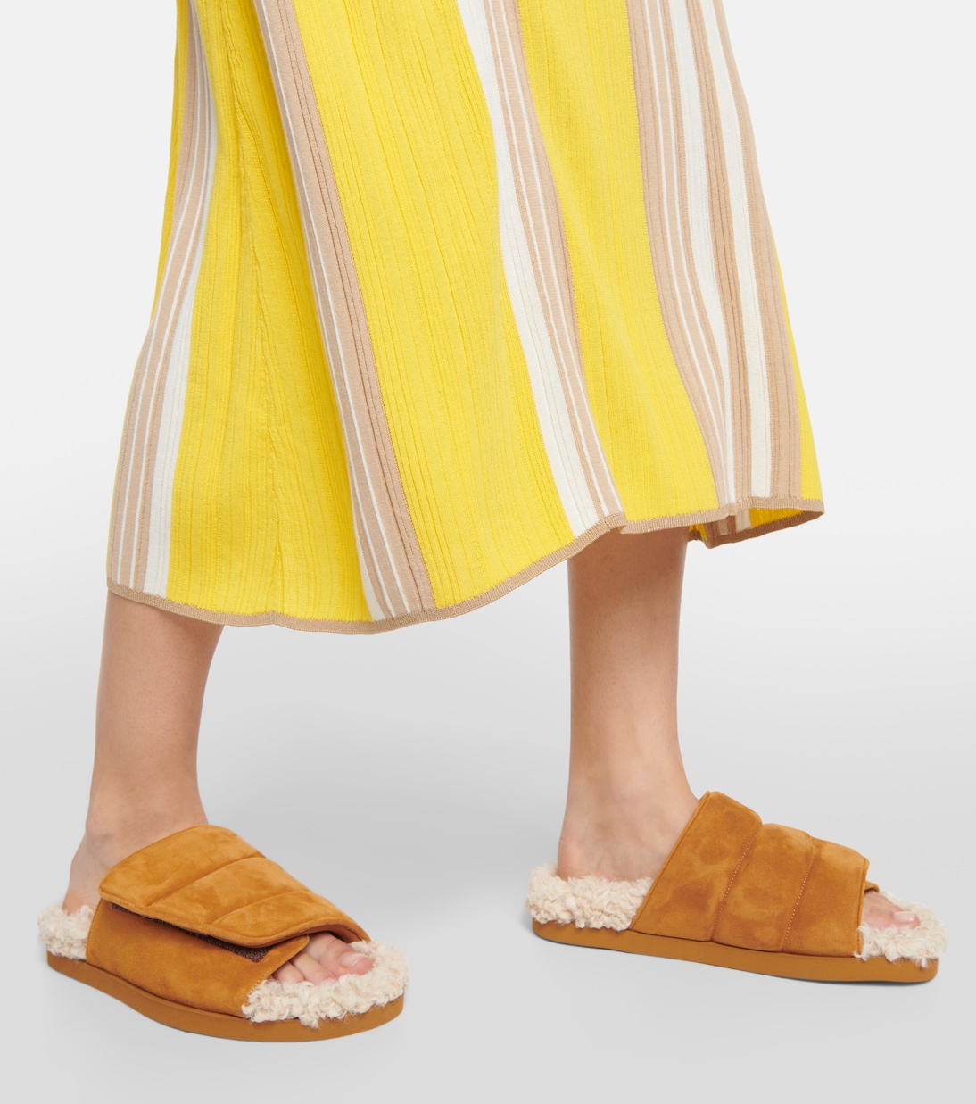 Pantoletten Gia 3 aus Veloursleder | Gia Borghini