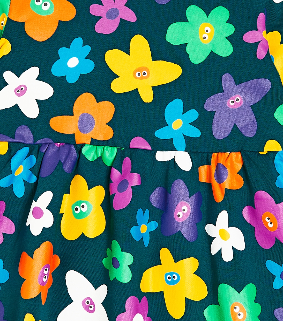 Floral cotton jersey dress | Stella McCartney Kids