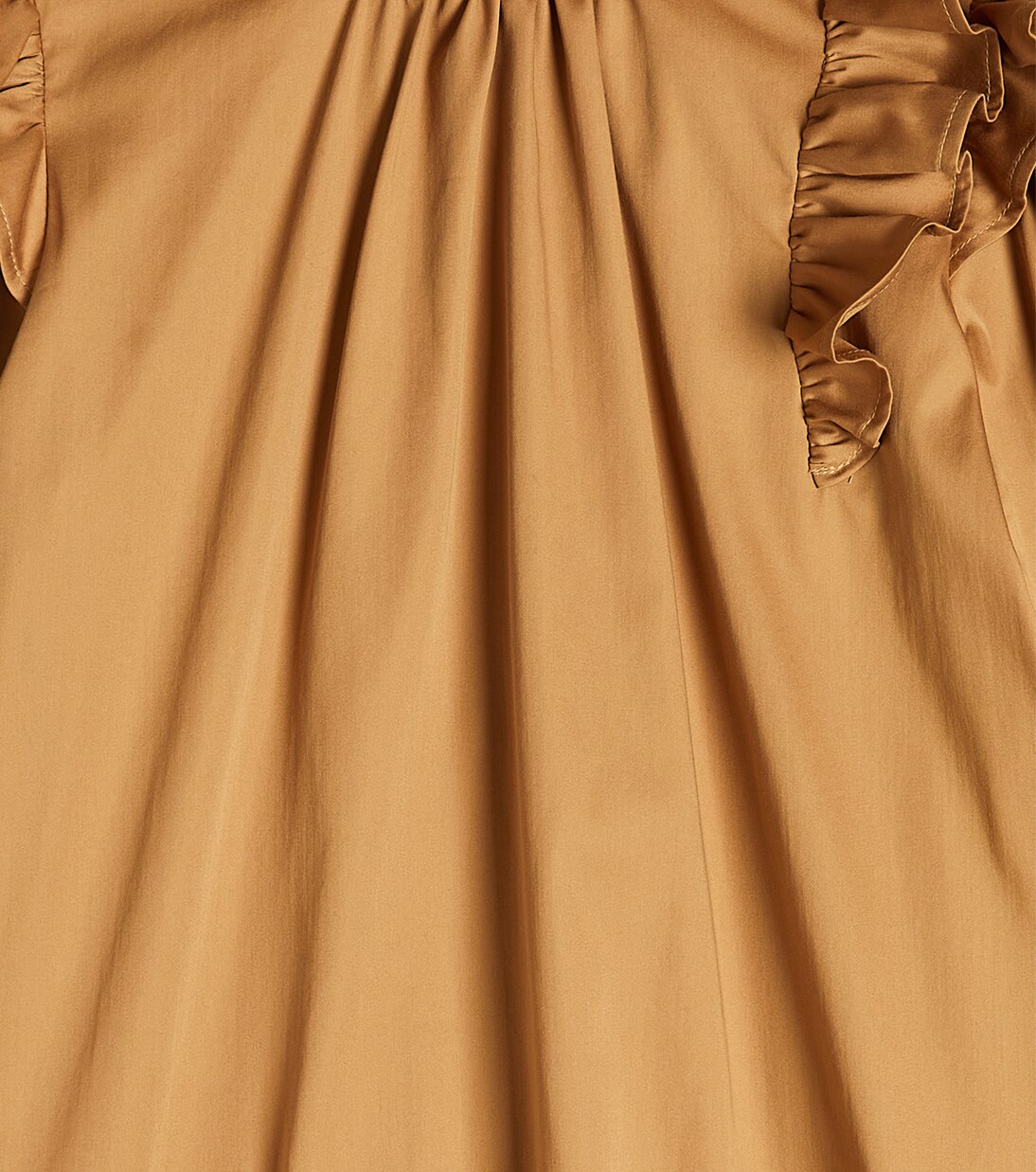 Ruffled cotton-blend dress | Paade Mode