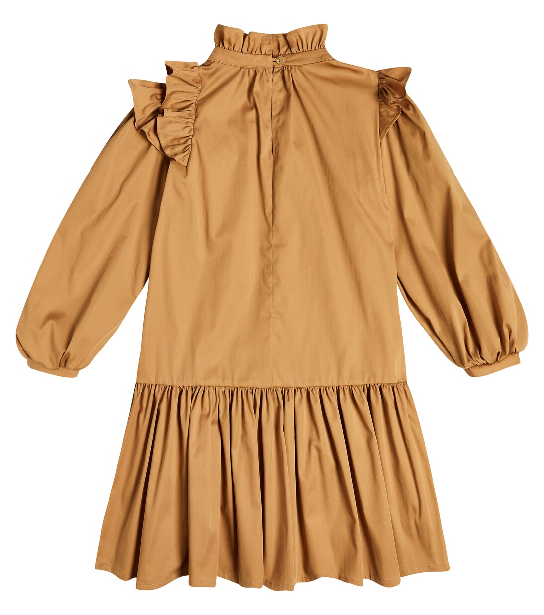 Ruffled cotton-blend dress | Paade Mode