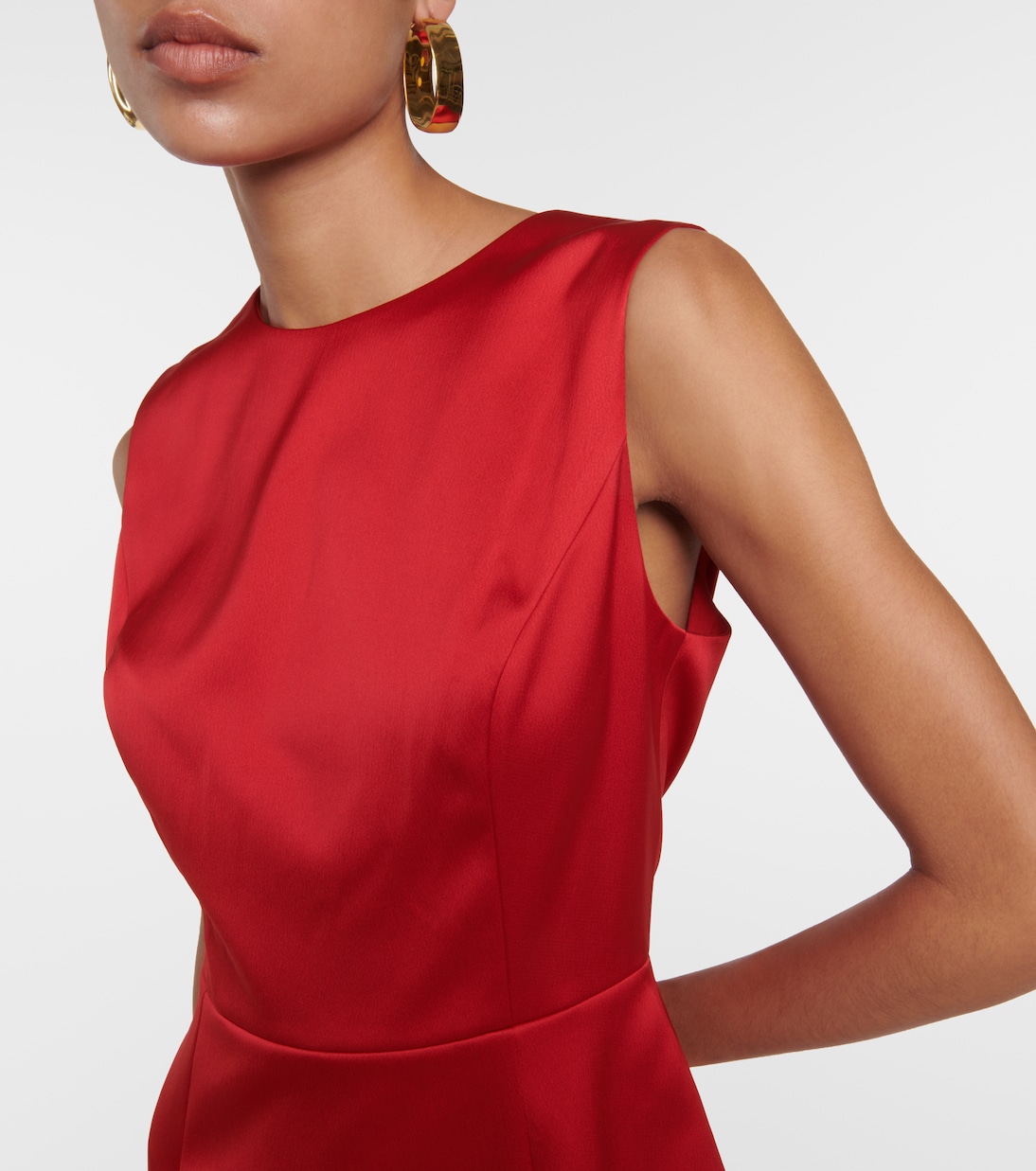 Robe aus Satin | Carolina Herrera