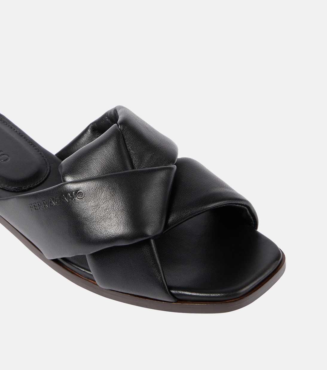 Pantoletten aus Leder | Ferragamo