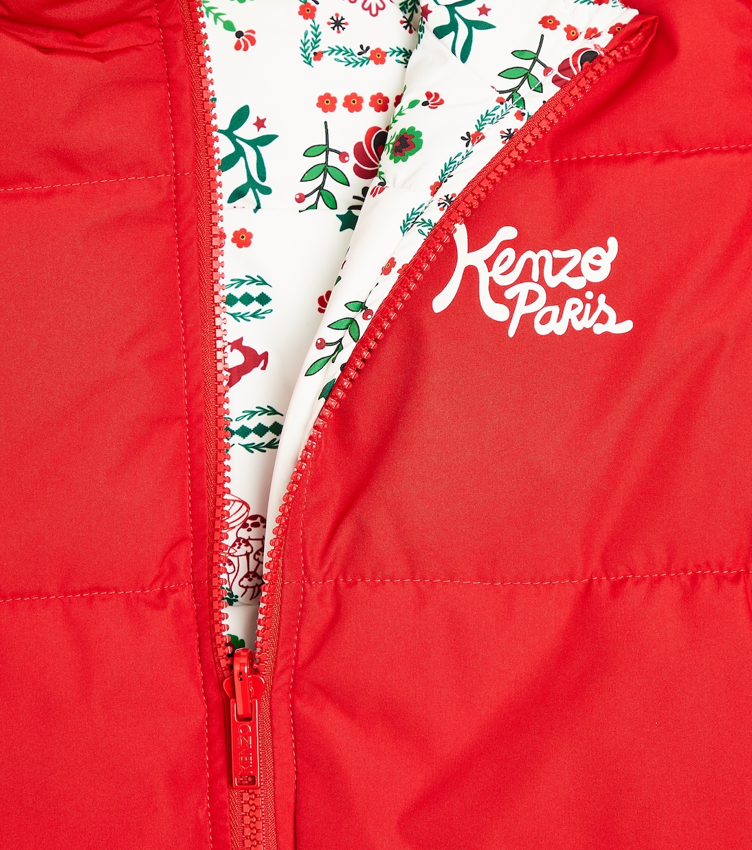 Reversible puffer jacket | Kenzo Kids