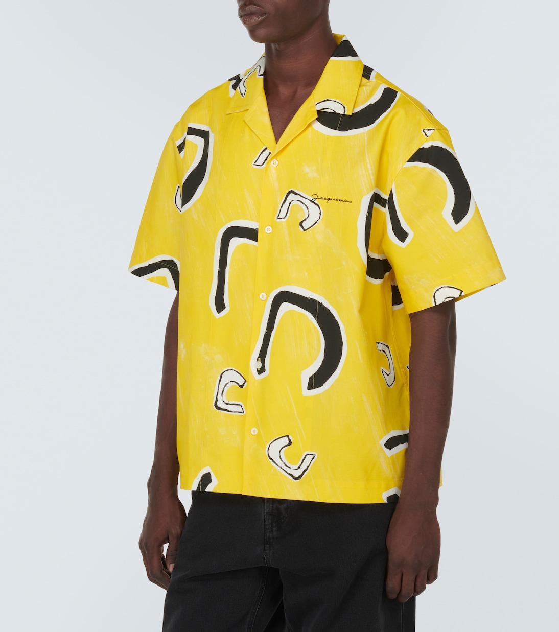Jean printed cotton bowling shirt | Jacquemus