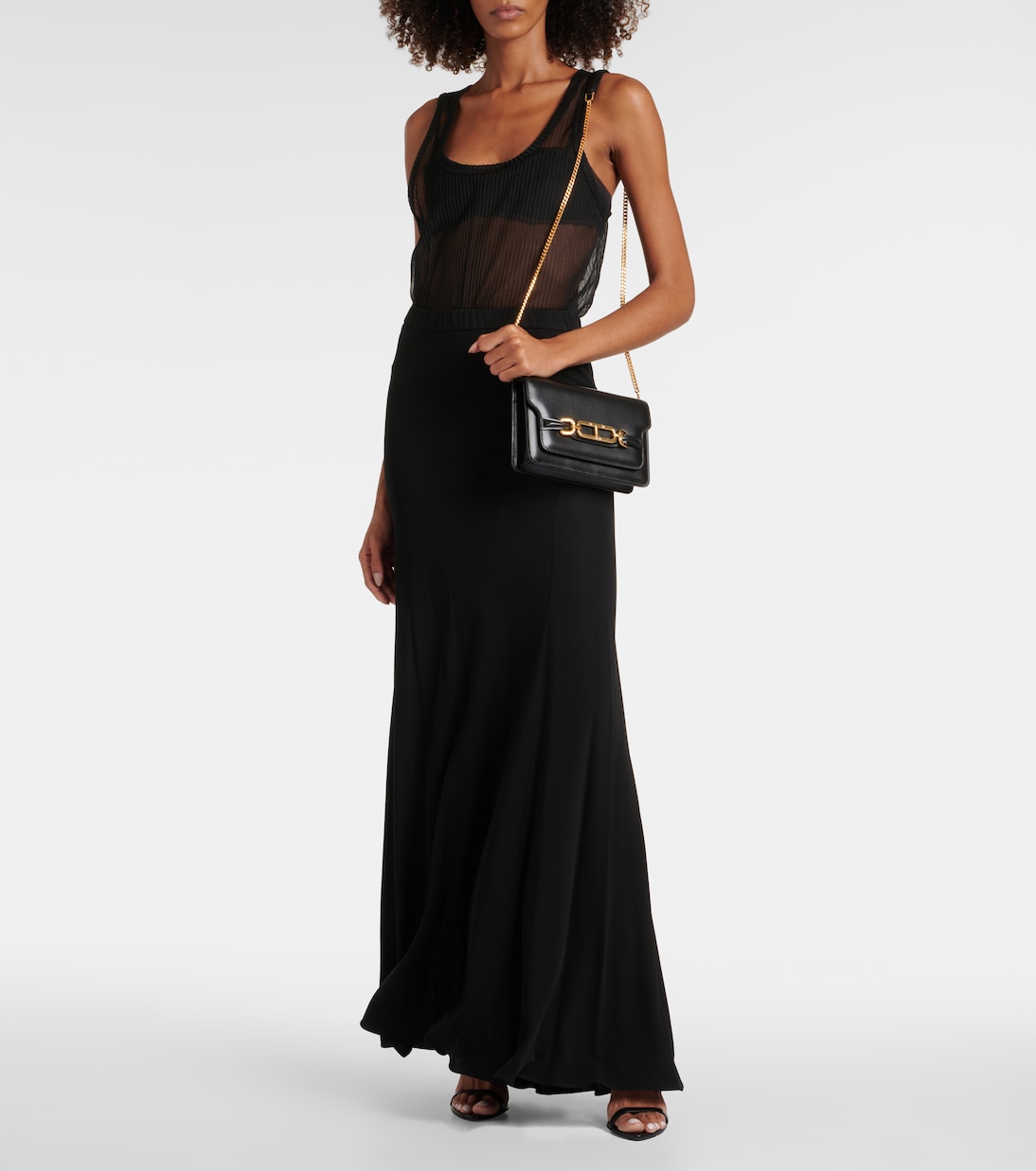 High-Rise-Maxirock aus Jersey | Tom Ford