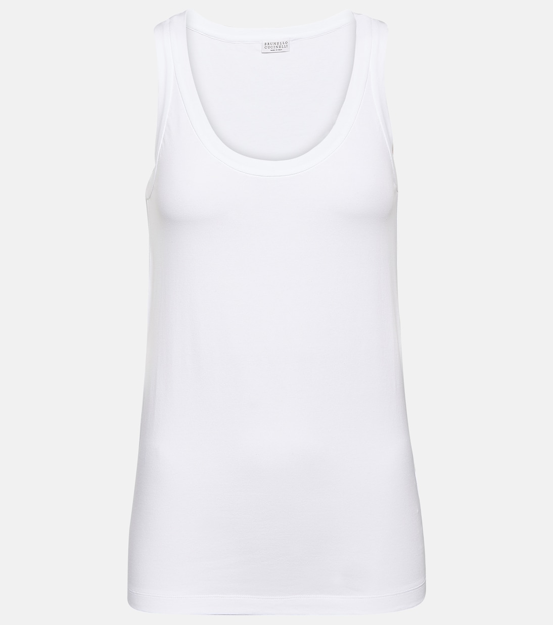 Cotton-blend tank top | Brunello Cucinelli