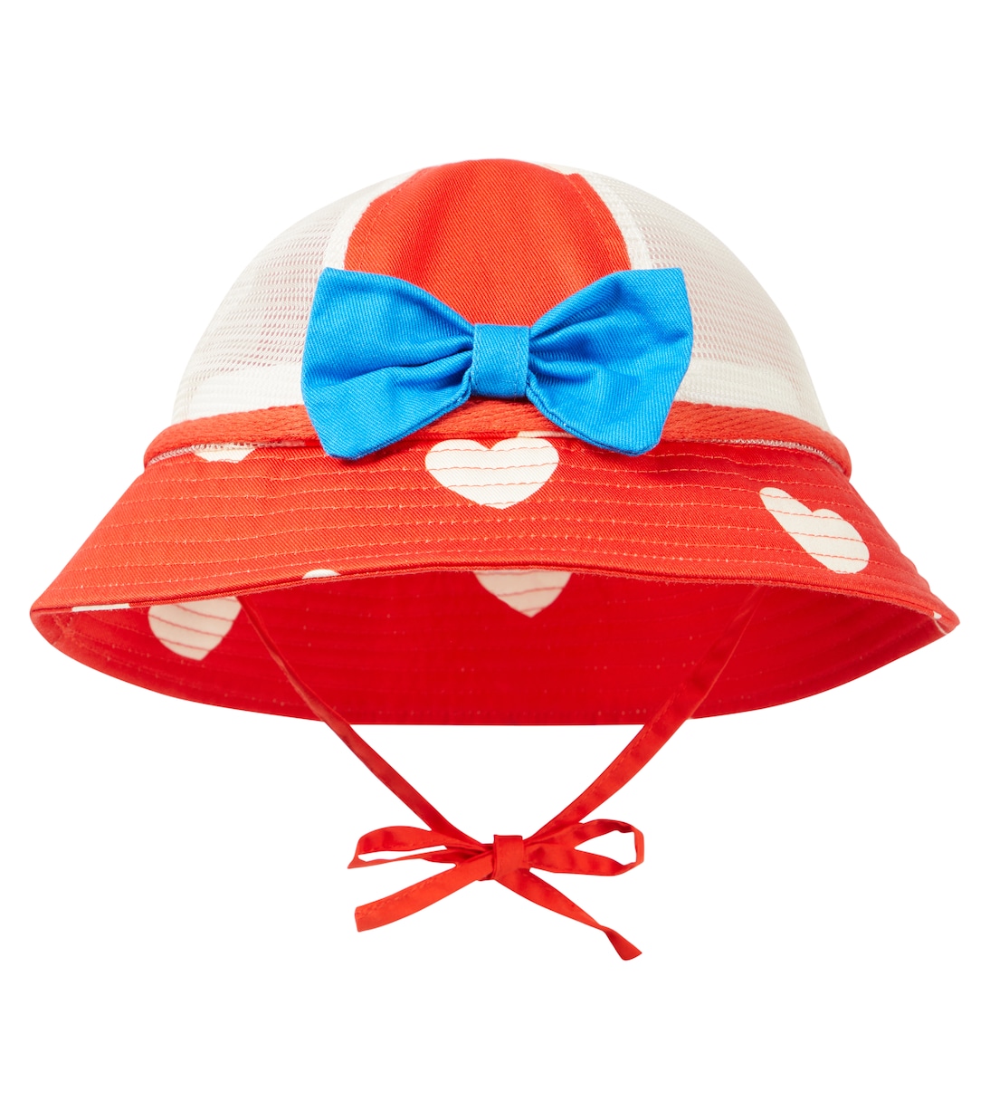 Hearts cotton hat | Mini Rodini