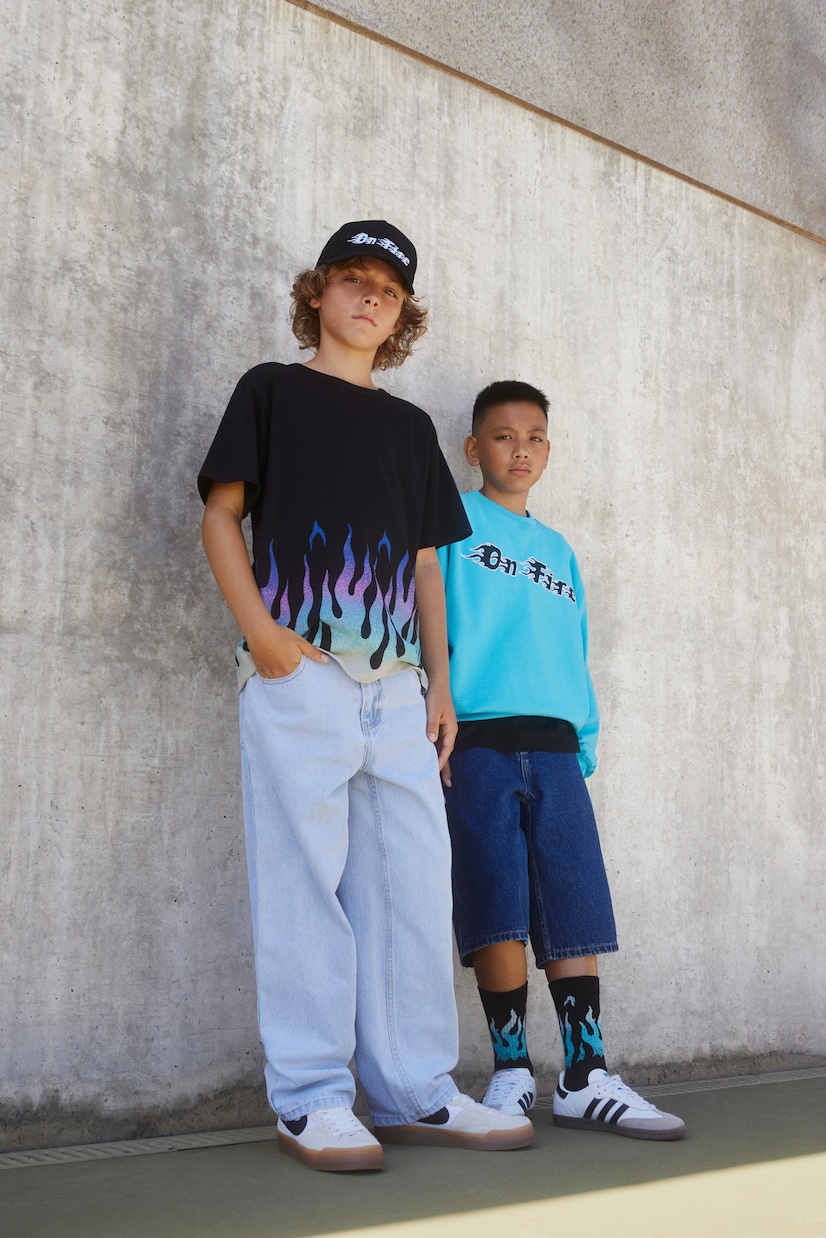 T-shirt Riley en coton imprimé | Molo