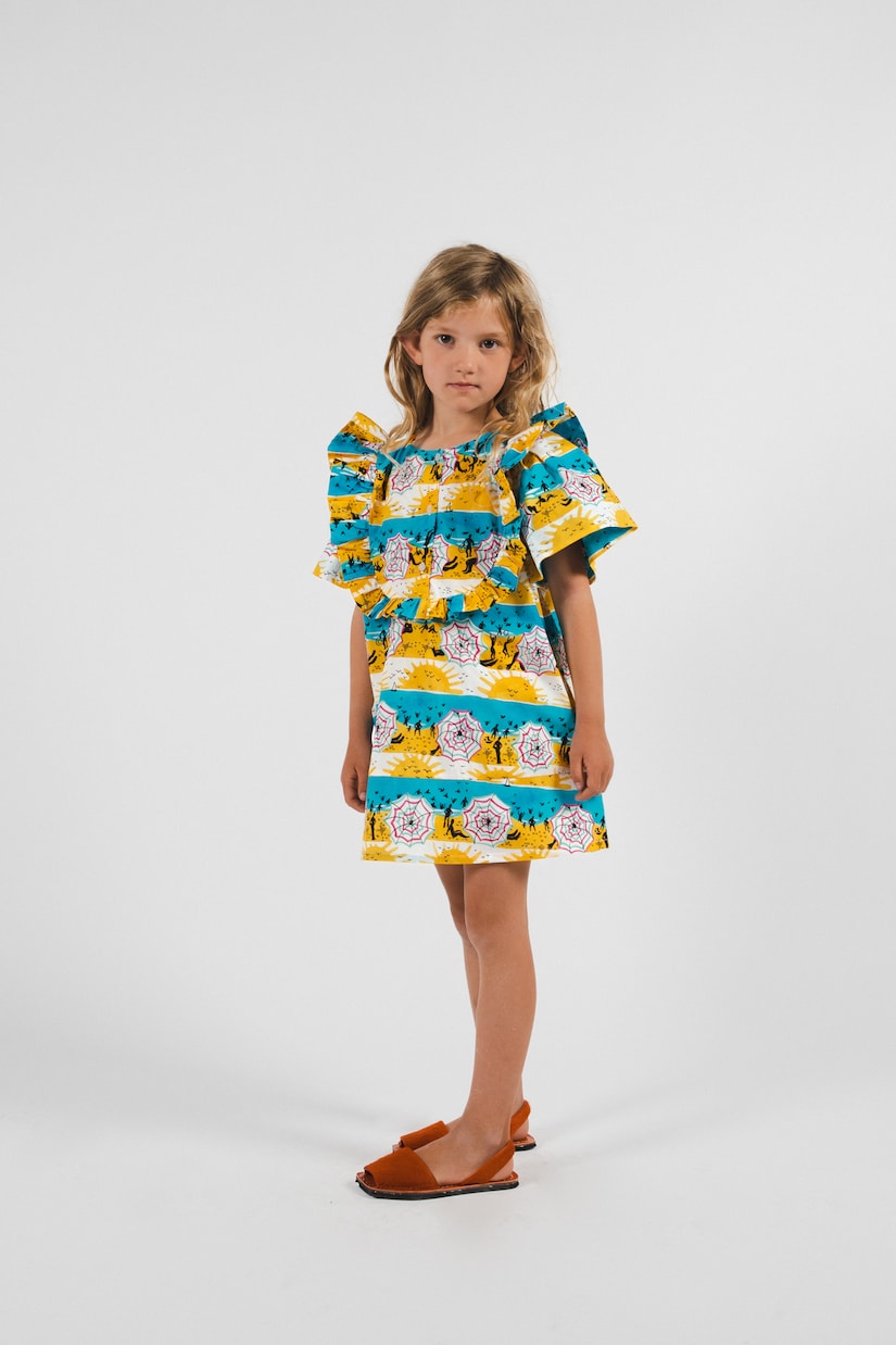 Ummy ruffled printed cotton dress | Morley