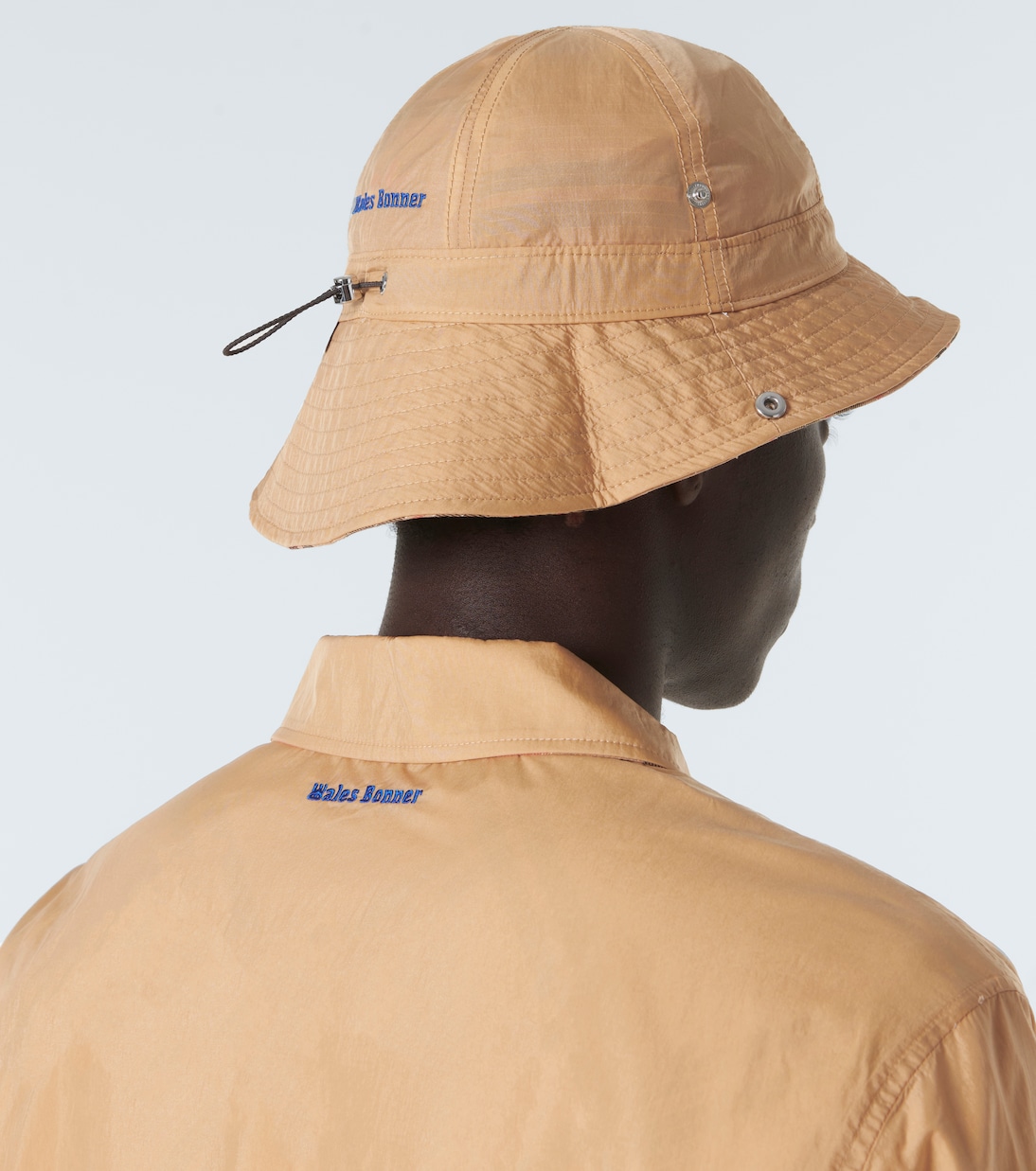 x Wales Bonner checked canvas bucket hat | Adidas
