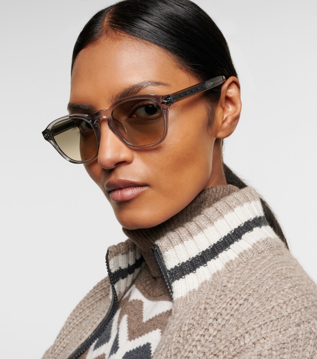 نظارات شمسيّة مستديرة | Brunello Cucinelli