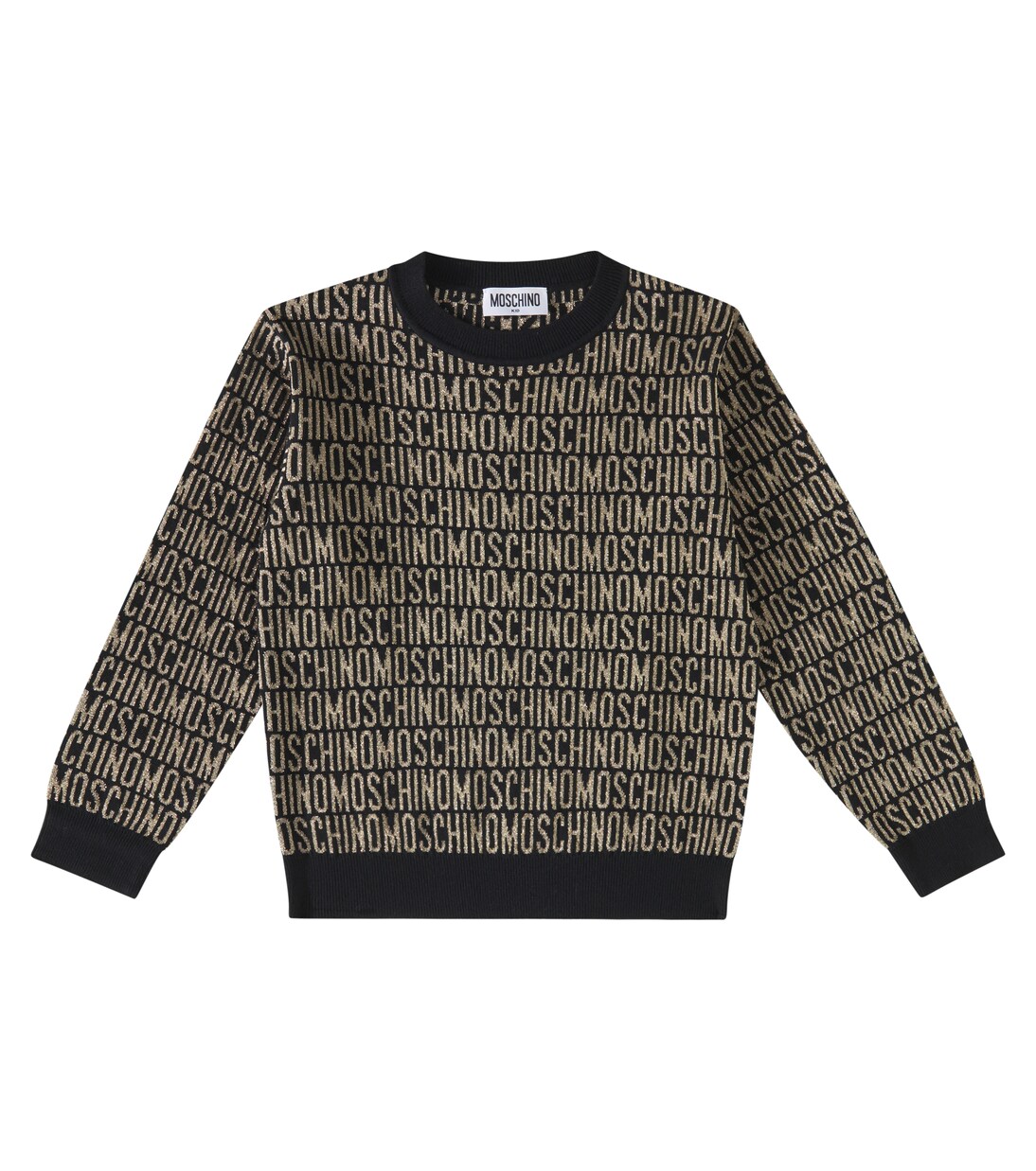 Logo cotton-blend sweater | Moschino Kids