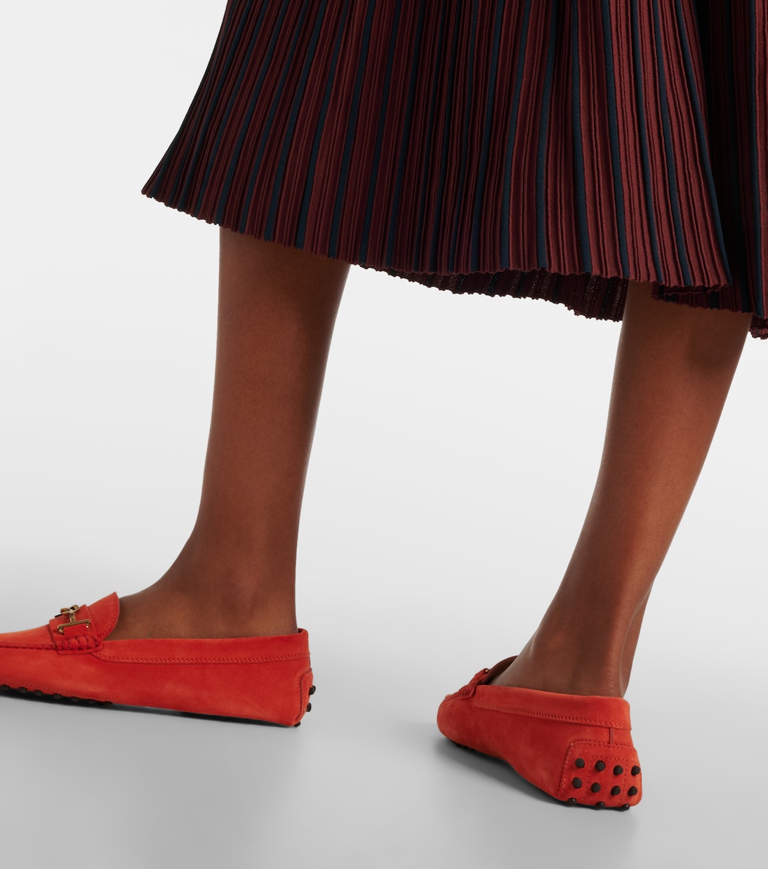 Mokassins Gommino T Ring aus Veloursleder | Tod's