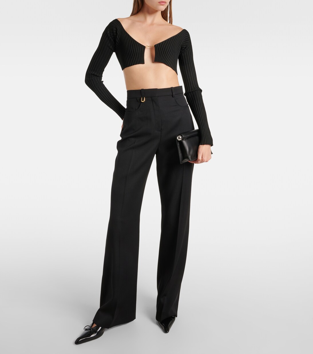 Schlaghose Le Pantalon Sauge aus Wolle | Jacquemus
