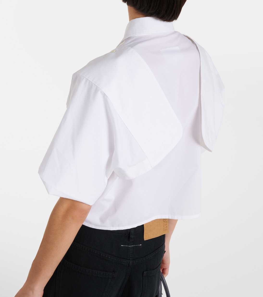 Cropped-Top aus Baumwolle | MM6 Maison Margiela