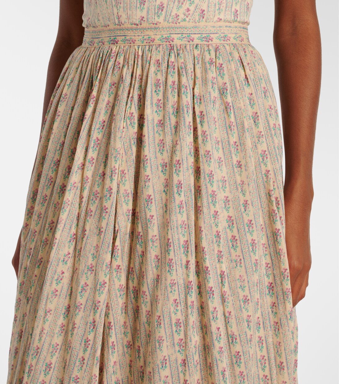 Floral cotton midi skirt | Polo Ralph Lauren