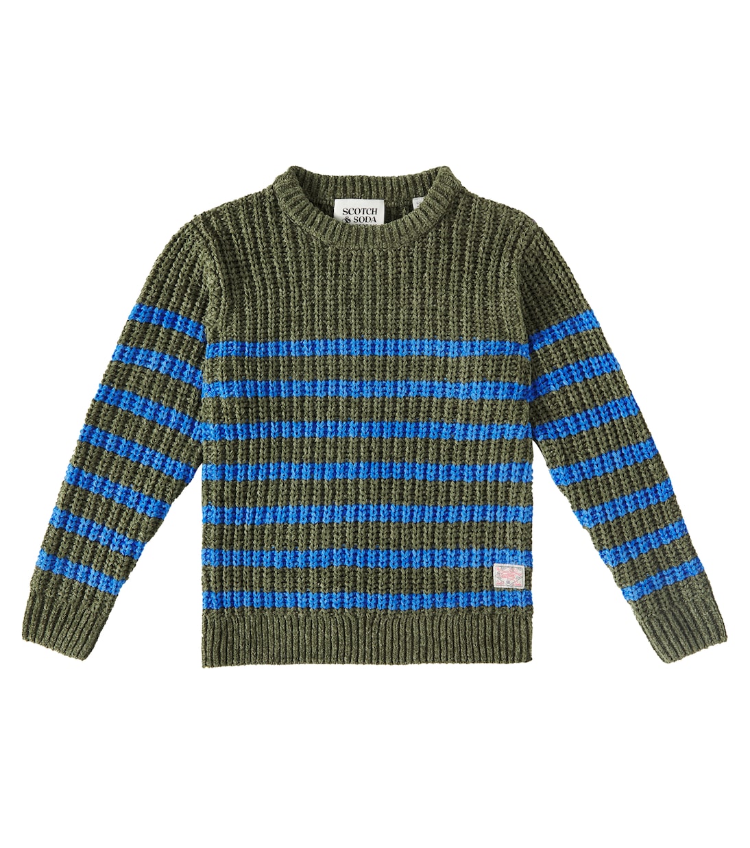 Striped ribbed-knit sweater | Scotch & Soda Kids