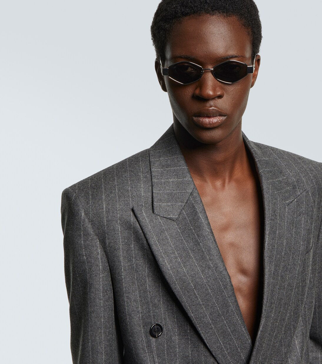 Triomphe Metal 02 hexagonal sunglasses | Celine Eyewear