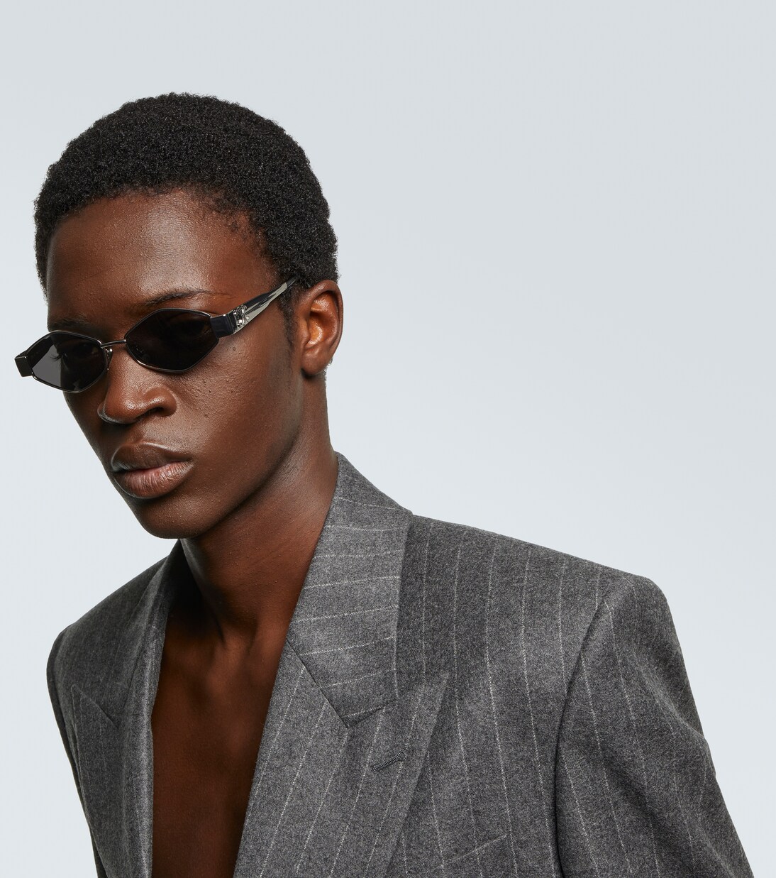 Triomphe Metal 02 hexagonal sunglasses | Celine Eyewear