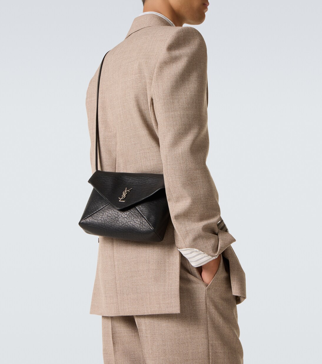 Cassandre Envelope leather messenger bag | Saint Laurent