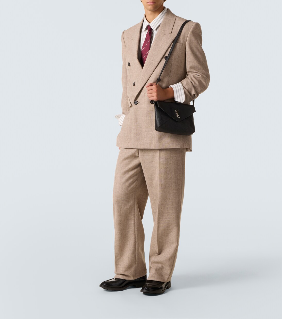 Cassandre Envelope leather messenger bag | Saint Laurent