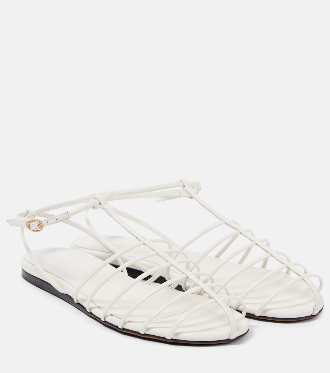 Sandalen Tee Cage aus Leder | Proenza Schouler