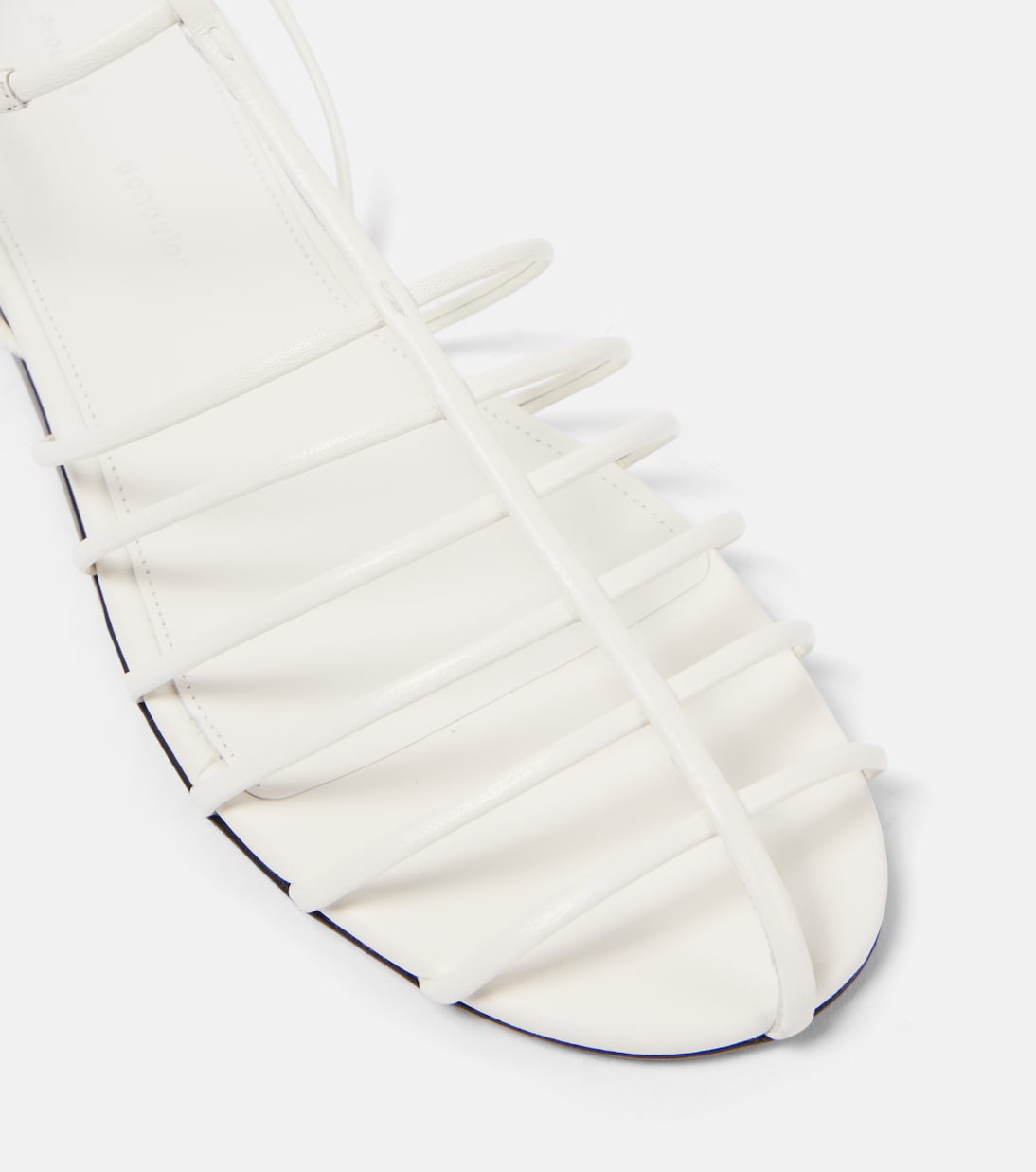 Sandalen Tee Cage aus Leder | Proenza Schouler
