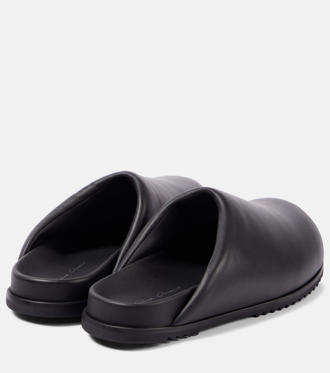 Granola leather mules | Rick Owens