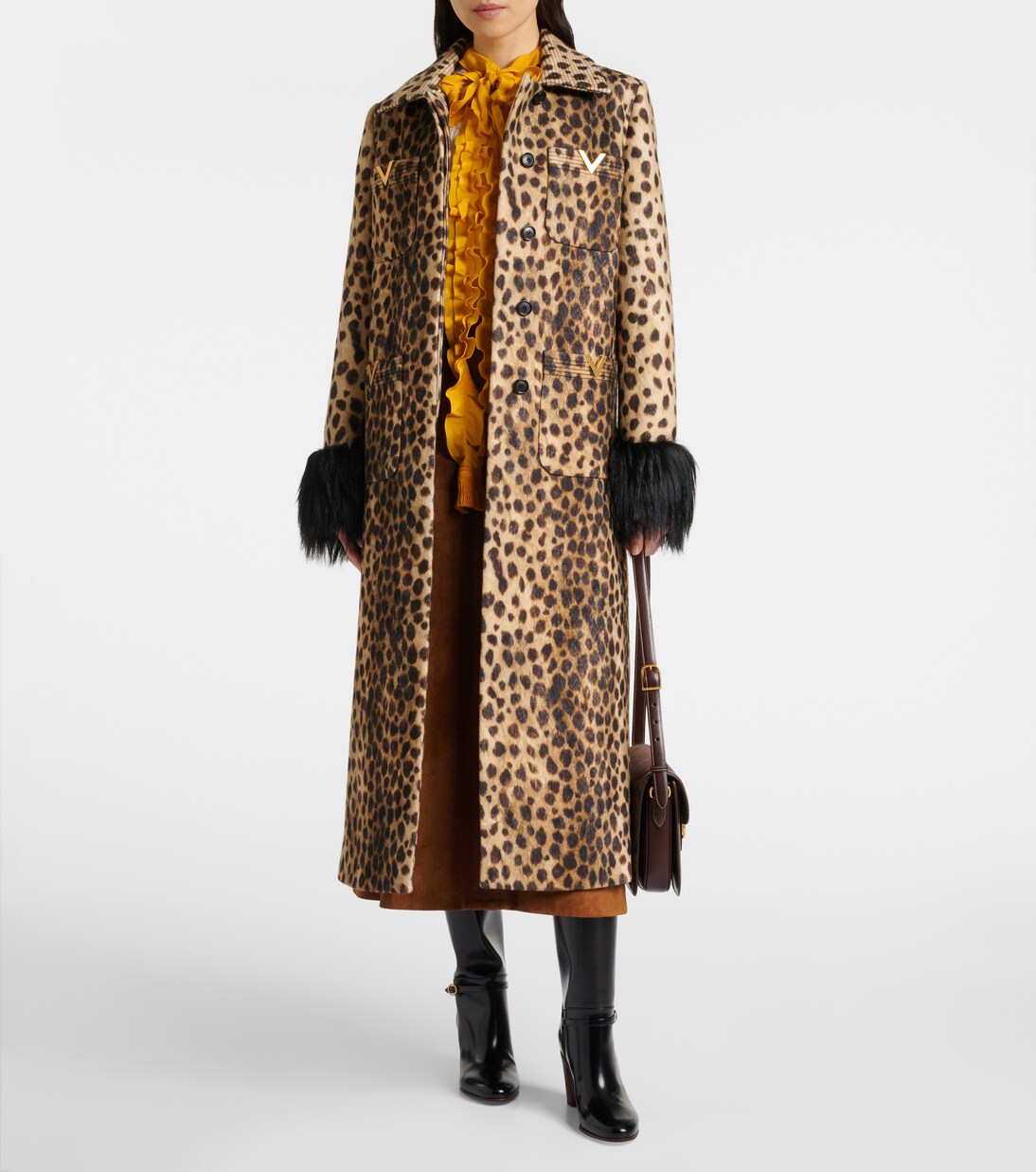 Stiefel Pattie 75 aus Leder | Valentino Garavani