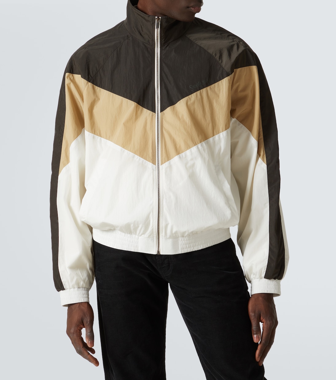 Teddy chevron bomber jacket | Saint Laurent
