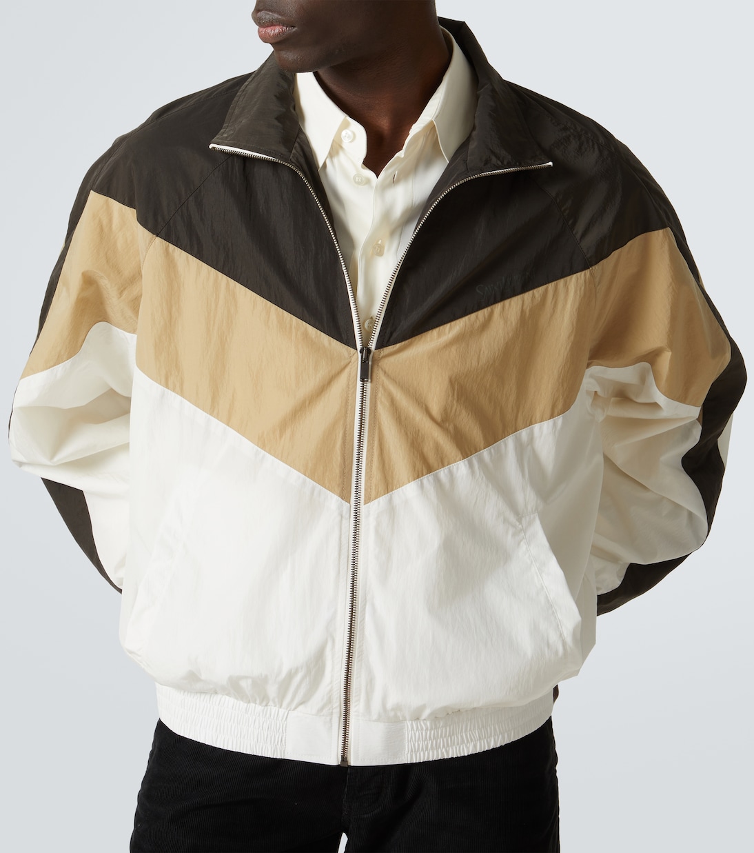 Teddy chevron bomber jacket | Saint Laurent
