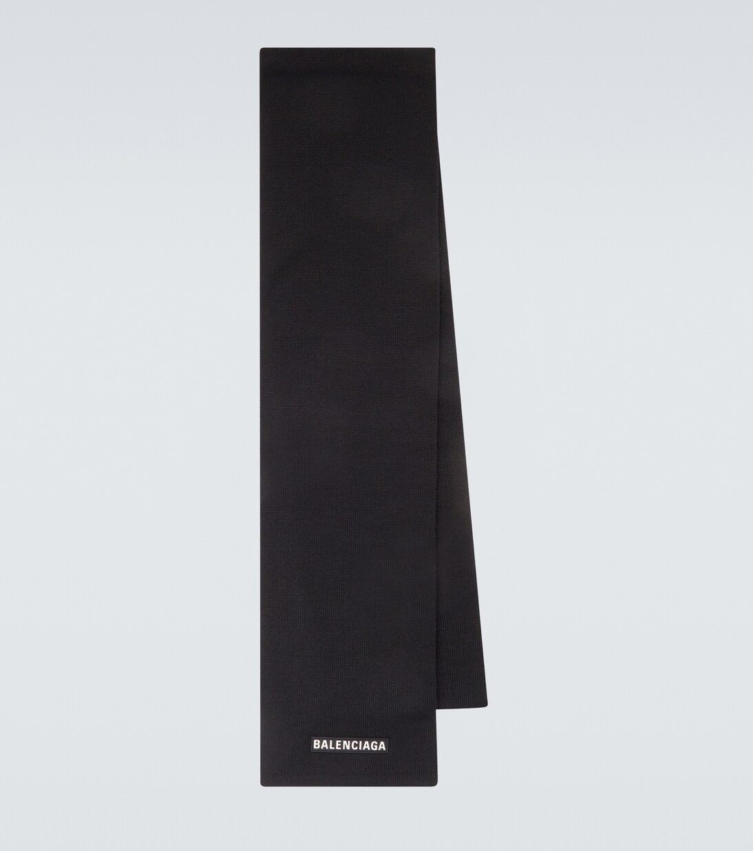 Logo wool-blend scarf | Balenciaga