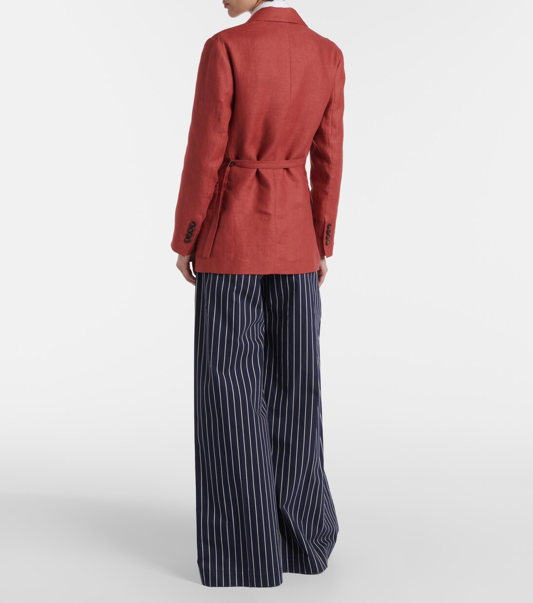 Hemp and linen gabardine blazer | Brunello Cucinelli