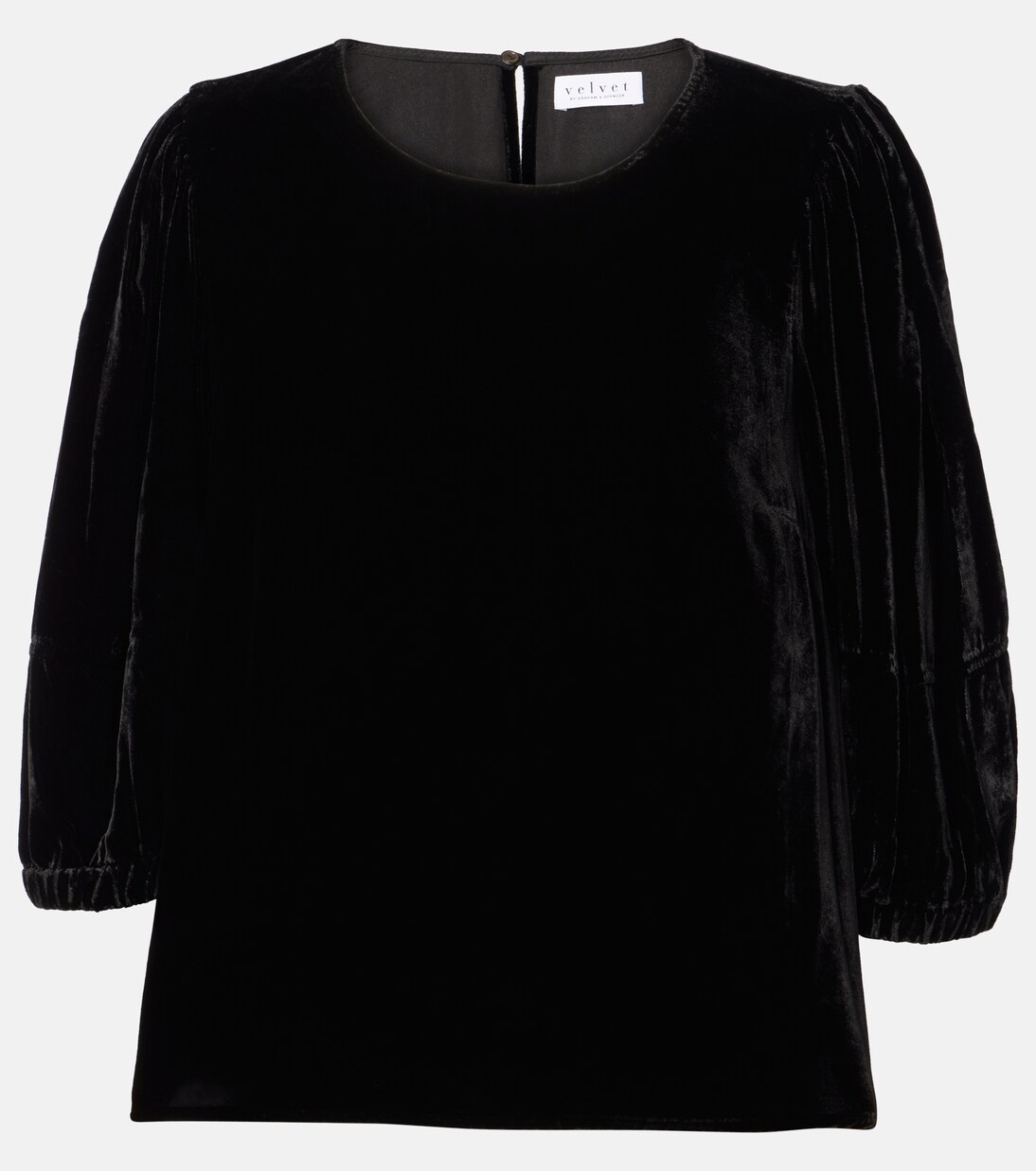 Top Nancy aus Samt | Velvet