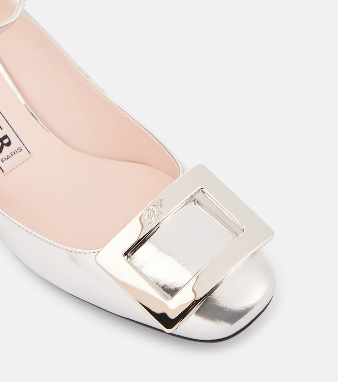 Pumps U Look 45 aus Metallic-Leder | Roger Vivier