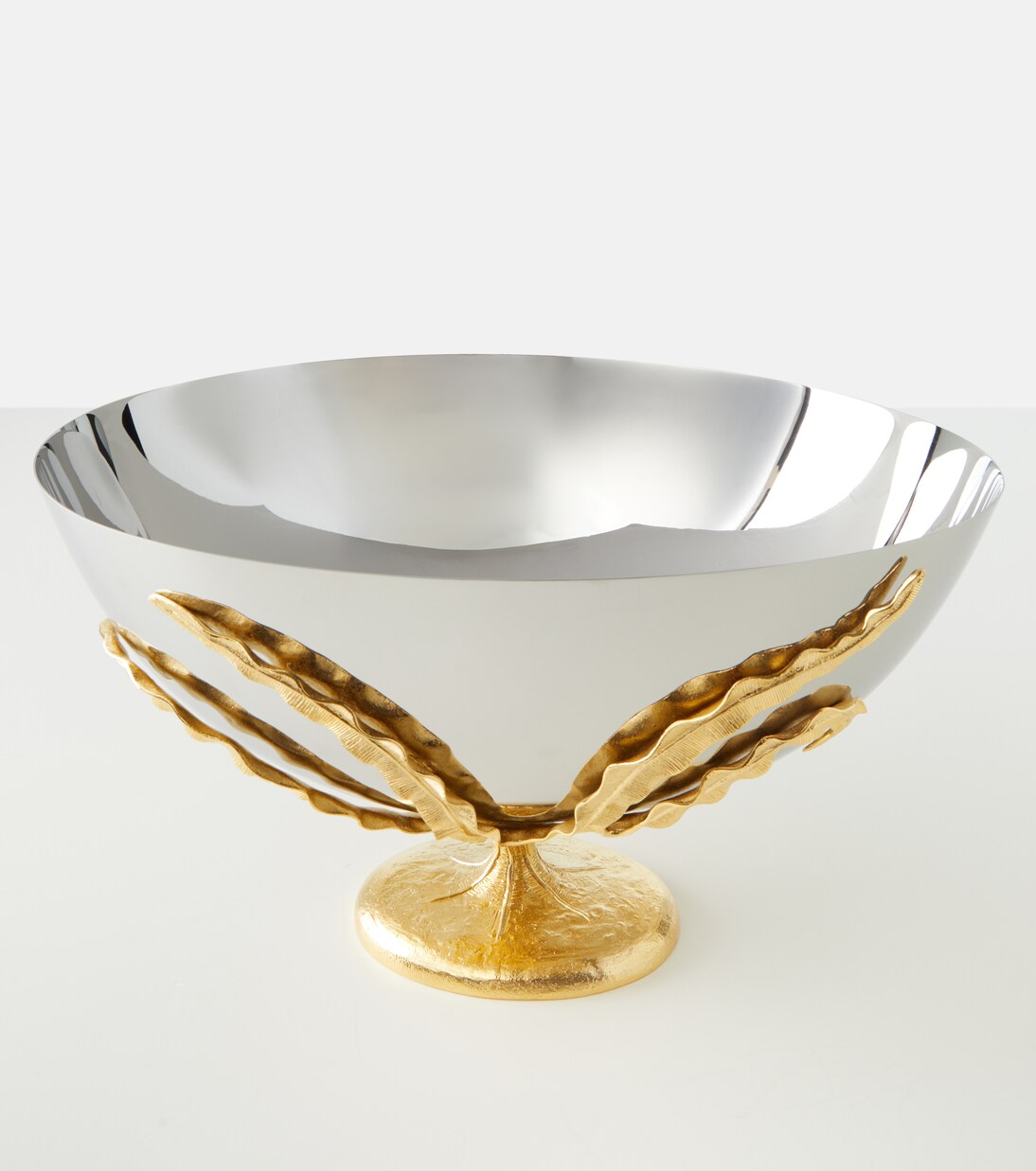Fern Large 24kt gold-plated bowl | L'Objet