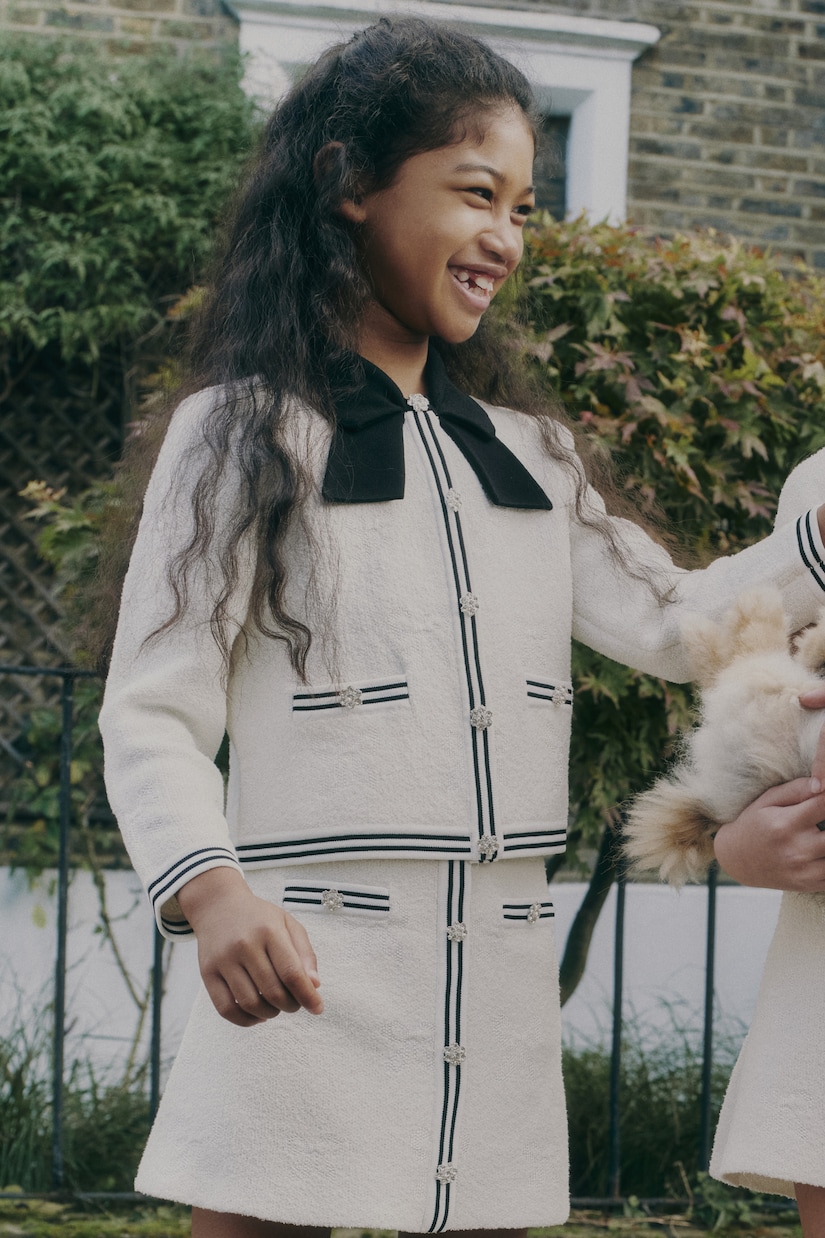 Sequined tweed skirt | Self-Portrait Kids