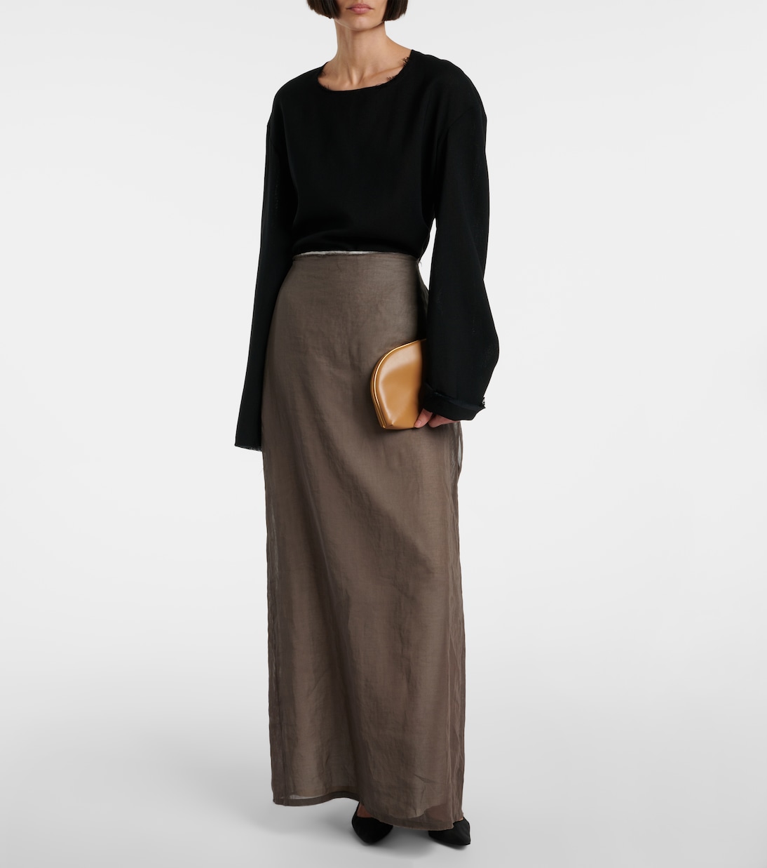 Sylvia leather clutch | The Row