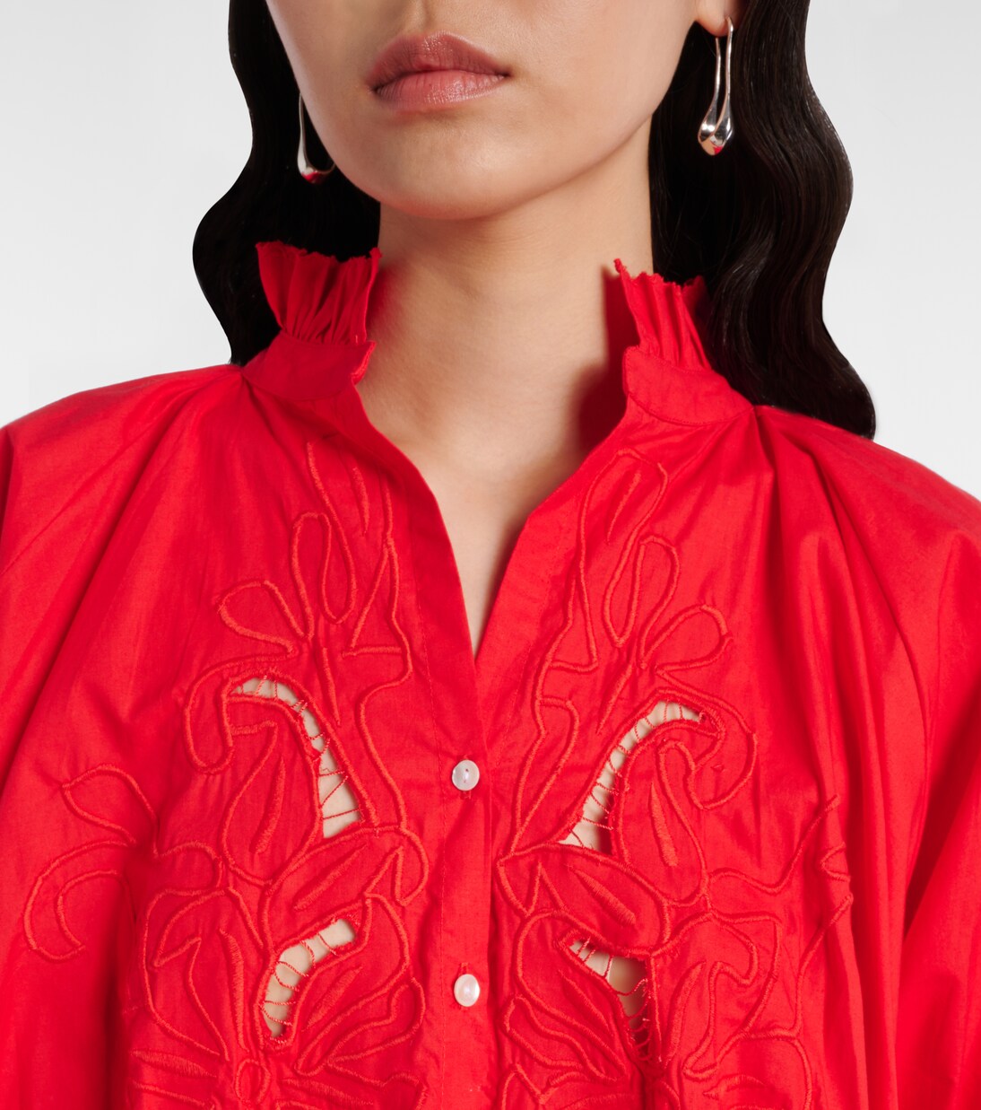 Robe en coton à broderies anglaises | Juliet Dunn