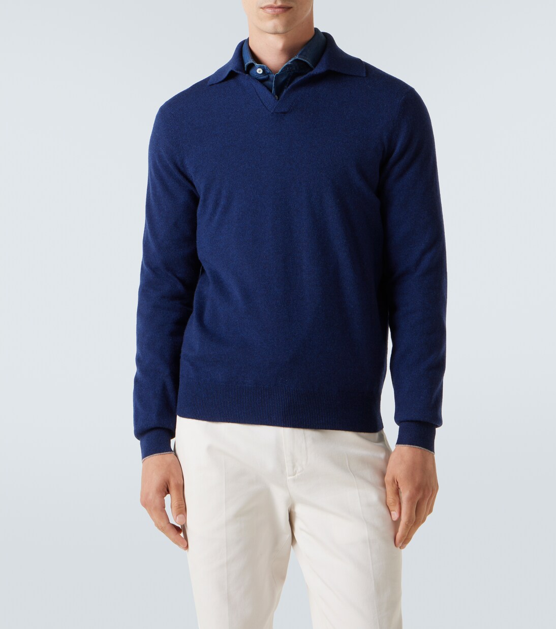 Cashmere polo sweater | Brunello Cucinelli