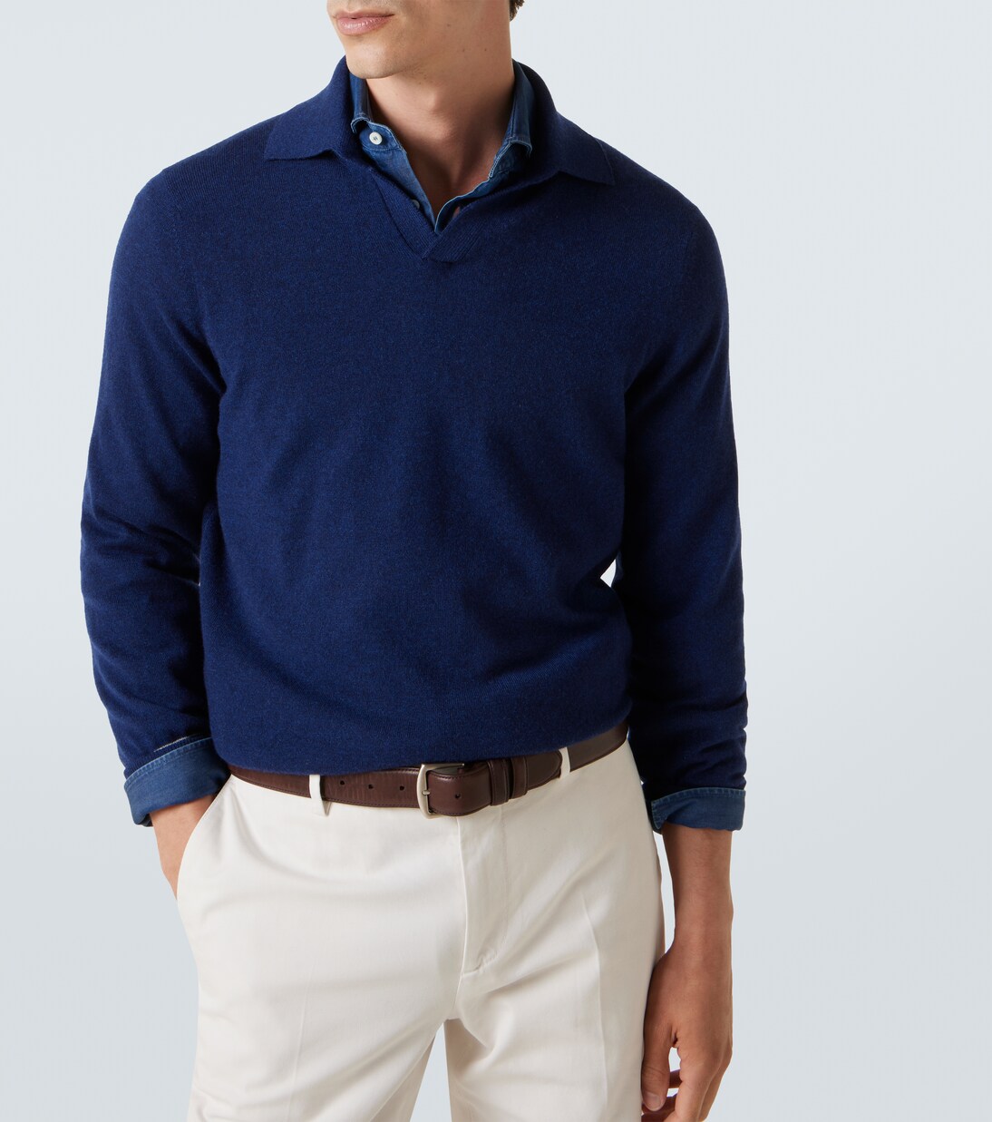 Cashmere polo sweater | Brunello Cucinelli