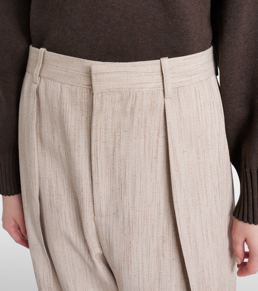 Pantalon tapered à taille haute | Bottega Veneta