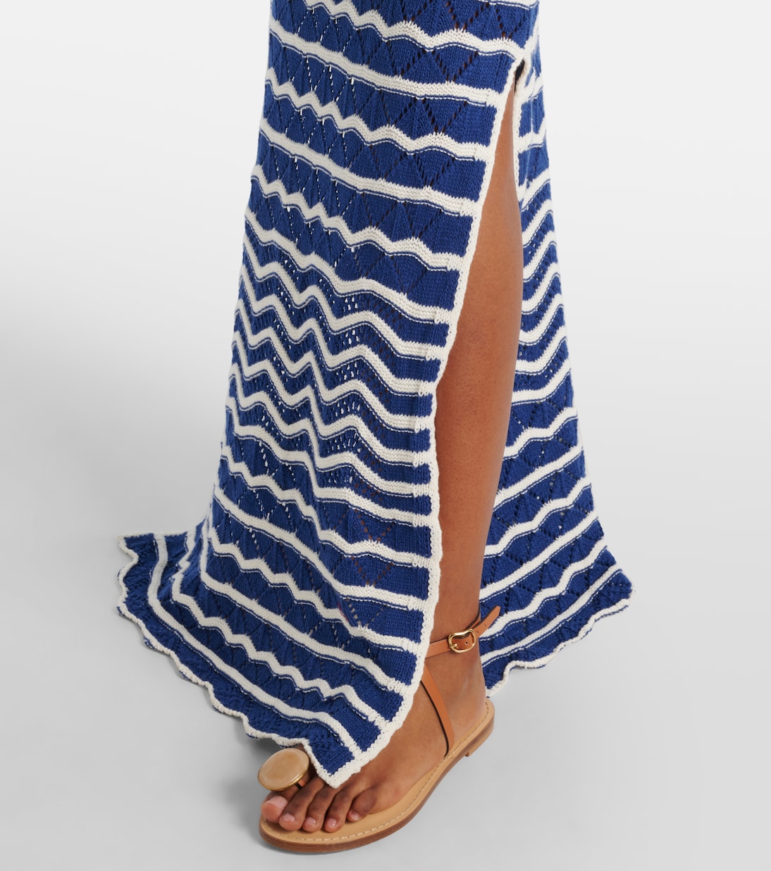 Vestido largo Rey en mezcla de algodón | Bananhot