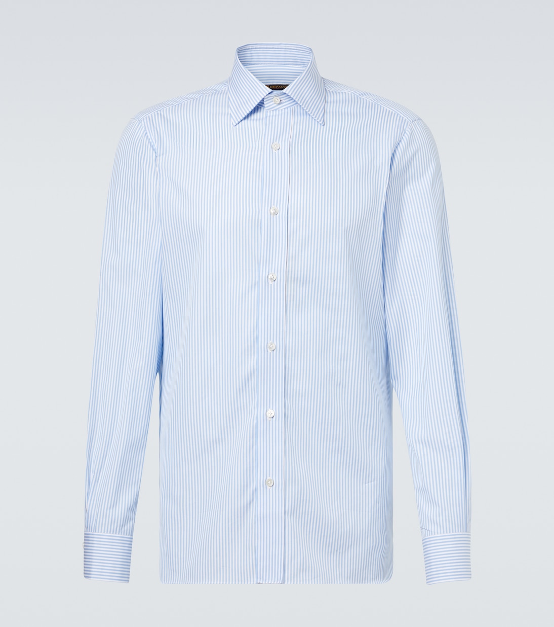 Striped cotton poplin shirt | Rubinacci